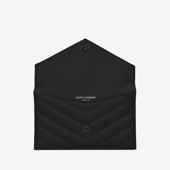 SAINT LAURENT WALLET CASSANDRE MATELASSÉ FRAGMENTS FLAP CARD CASE - Picture 5 of 10